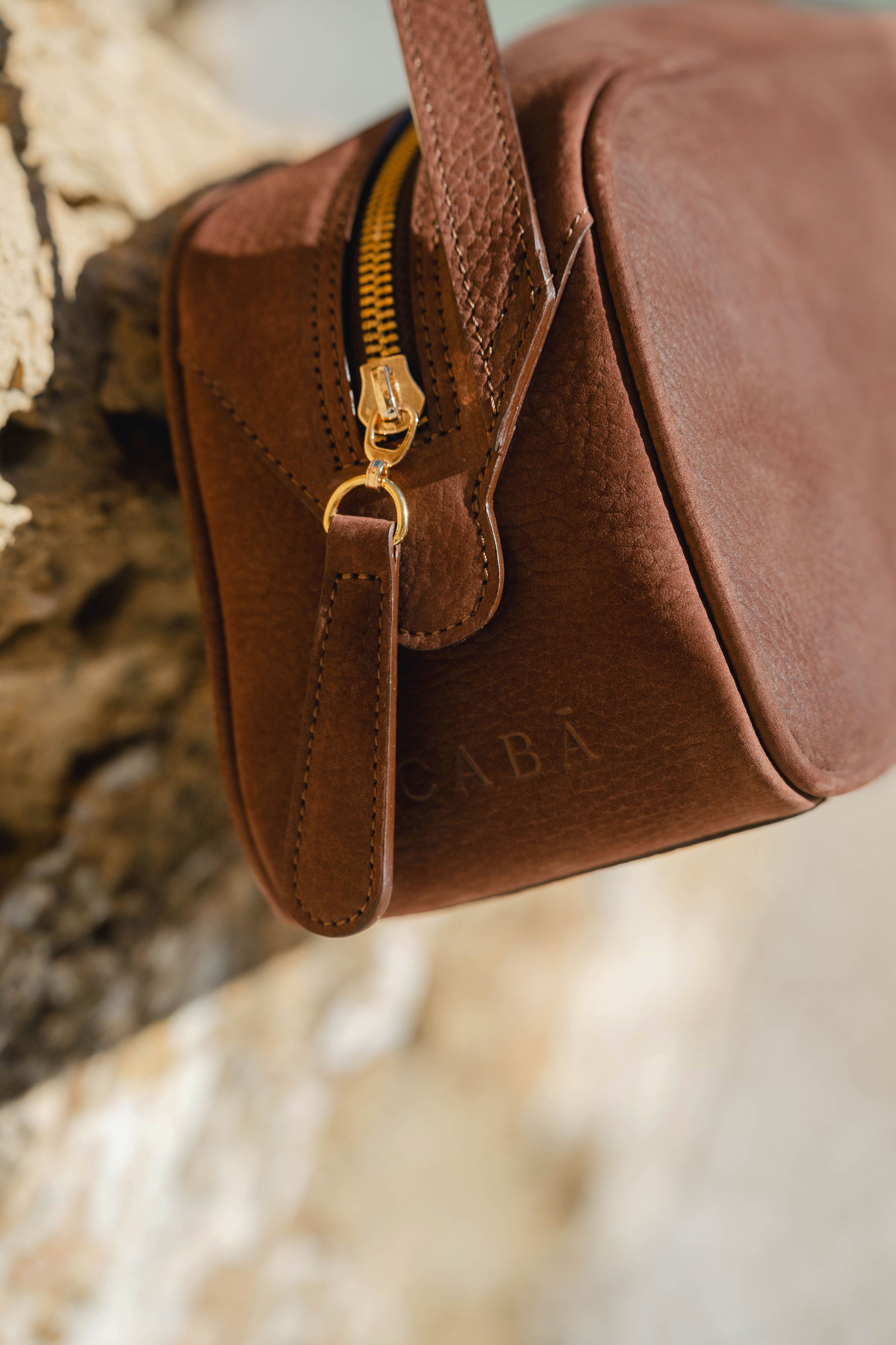 STELLA EAST-WEST BAG NUBUCK