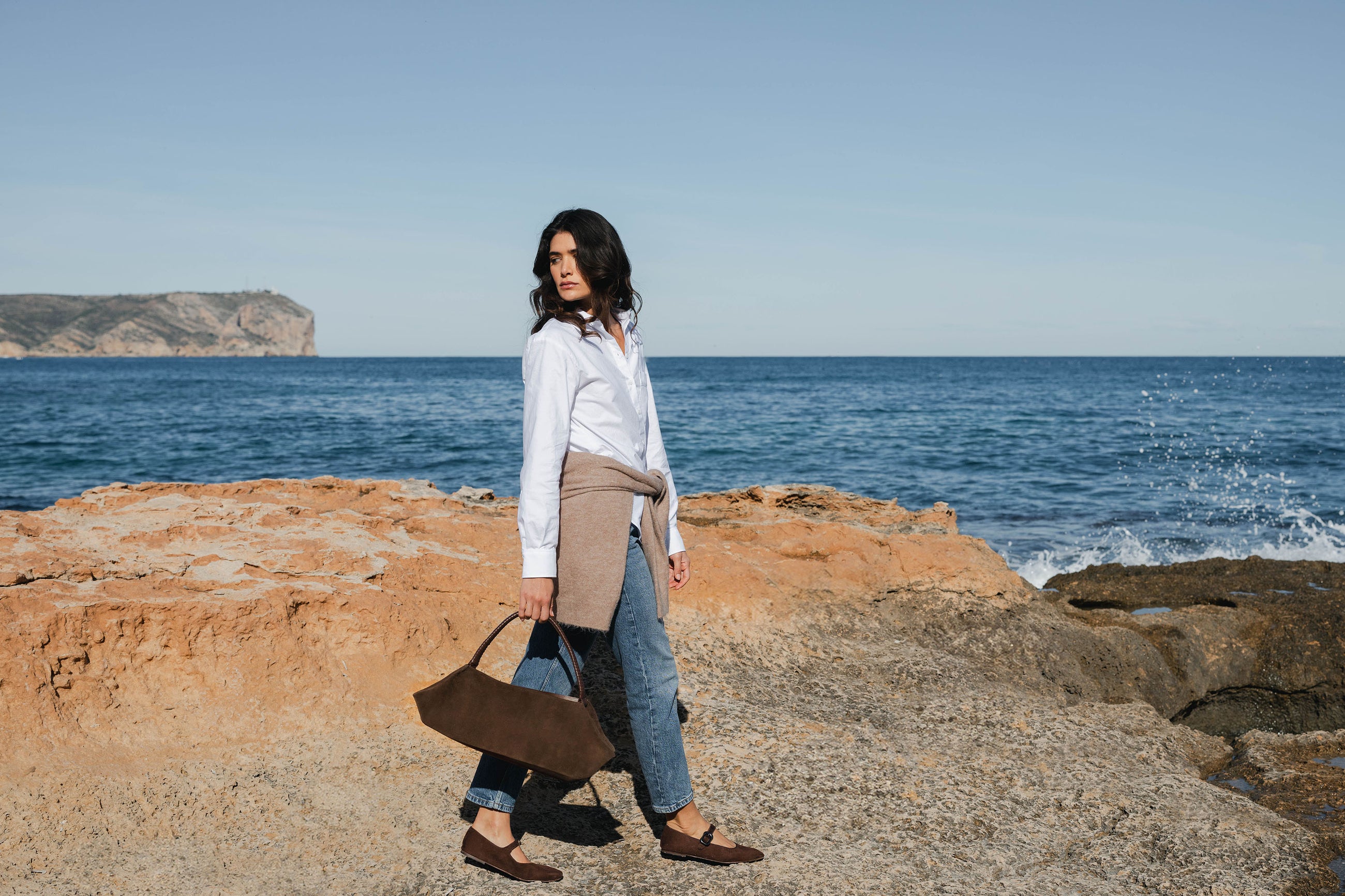 AMBER FOLD BAG SUEDE