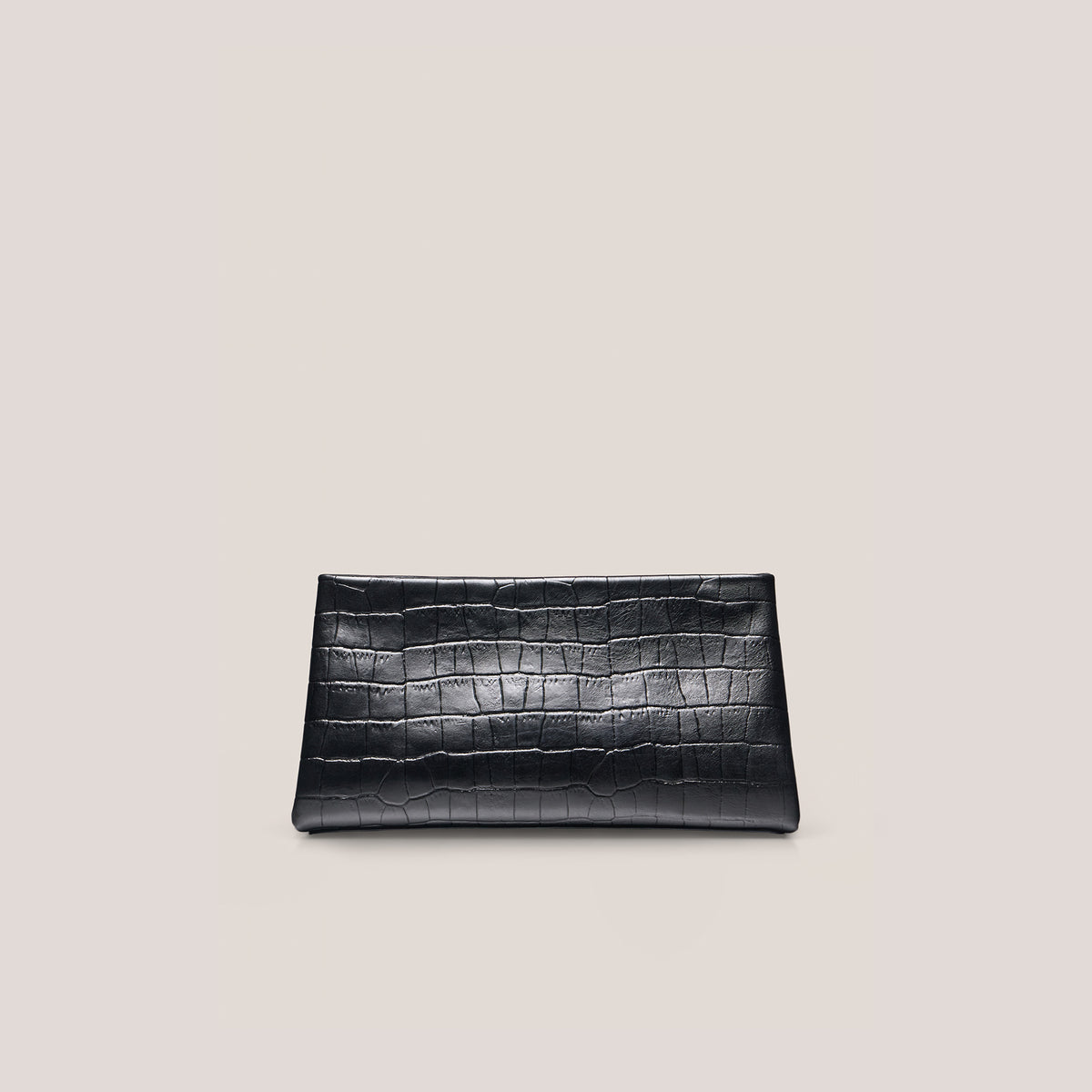 LUNA CLUTCH CROCO