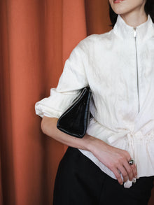 LUNA CLUTCH CROCO