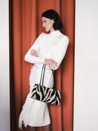 TER EAST-WEST BAG ZEBRA