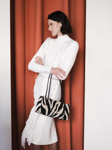 TER EAST-WEST BAG ZEBRA