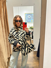TER EAST-WEST BAG ZEBRA