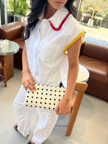 LUNA CLUTCH POLKADOT