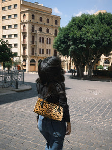 TER EAST-WEST BAG CHEETAH