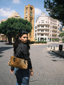 TER EAST-WEST BAG CHEETAH