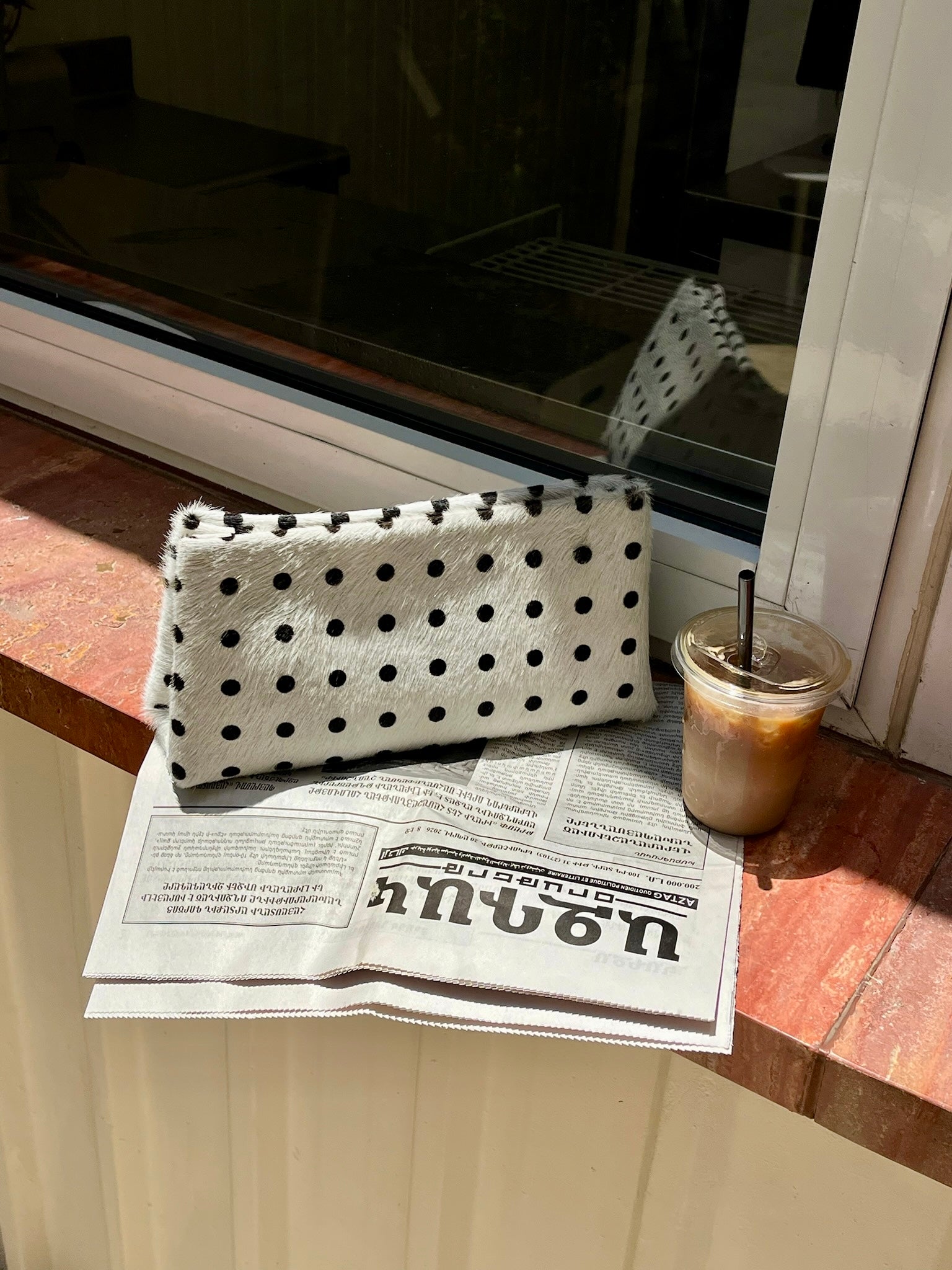 LUNA CLUTCH POLKADOT