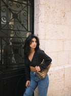 TER EAST-WEST BAG CHEETAH