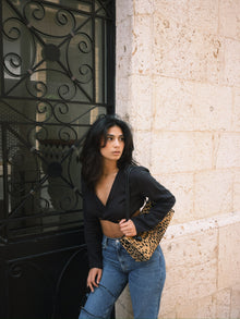 TER EAST-WEST BAG CHEETAH