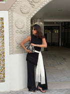 LUNA CLUTCH ZEBRA