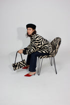 TER EAST-WEST BAG ZEBRA