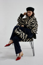 TER EAST-WEST BAG ZEBRA