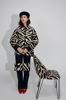 TER EAST-WEST BAG ZEBRA