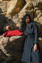 AMBER FOLD BAG SUEDE