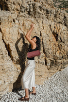 STELLA EAST-WEST BAG NUBUCK