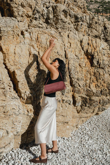 STELLA EAST-WEST BAG NUBUCK