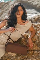 STELLA EAST-WEST BAG NUBUCK