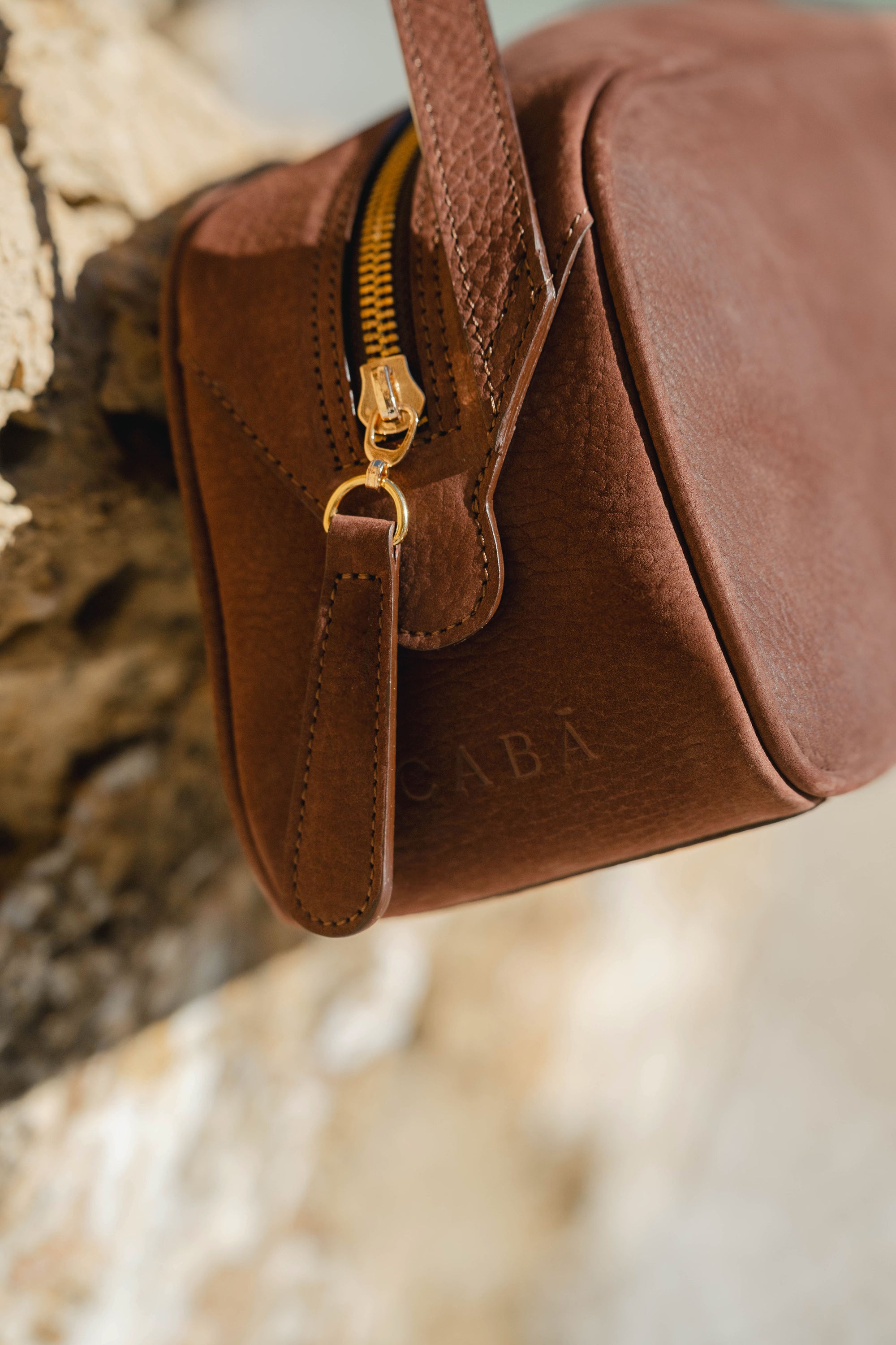 STELLA EAST-WEST BAG NUBUCK