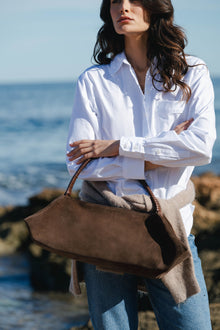 AMBER FOLD BAG SUEDE