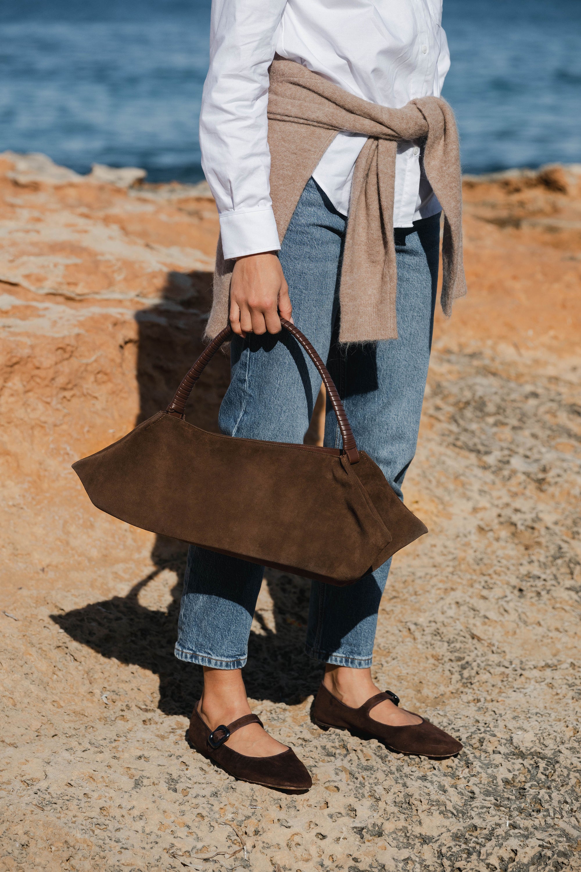 AMBER FOLD BAG SUEDE