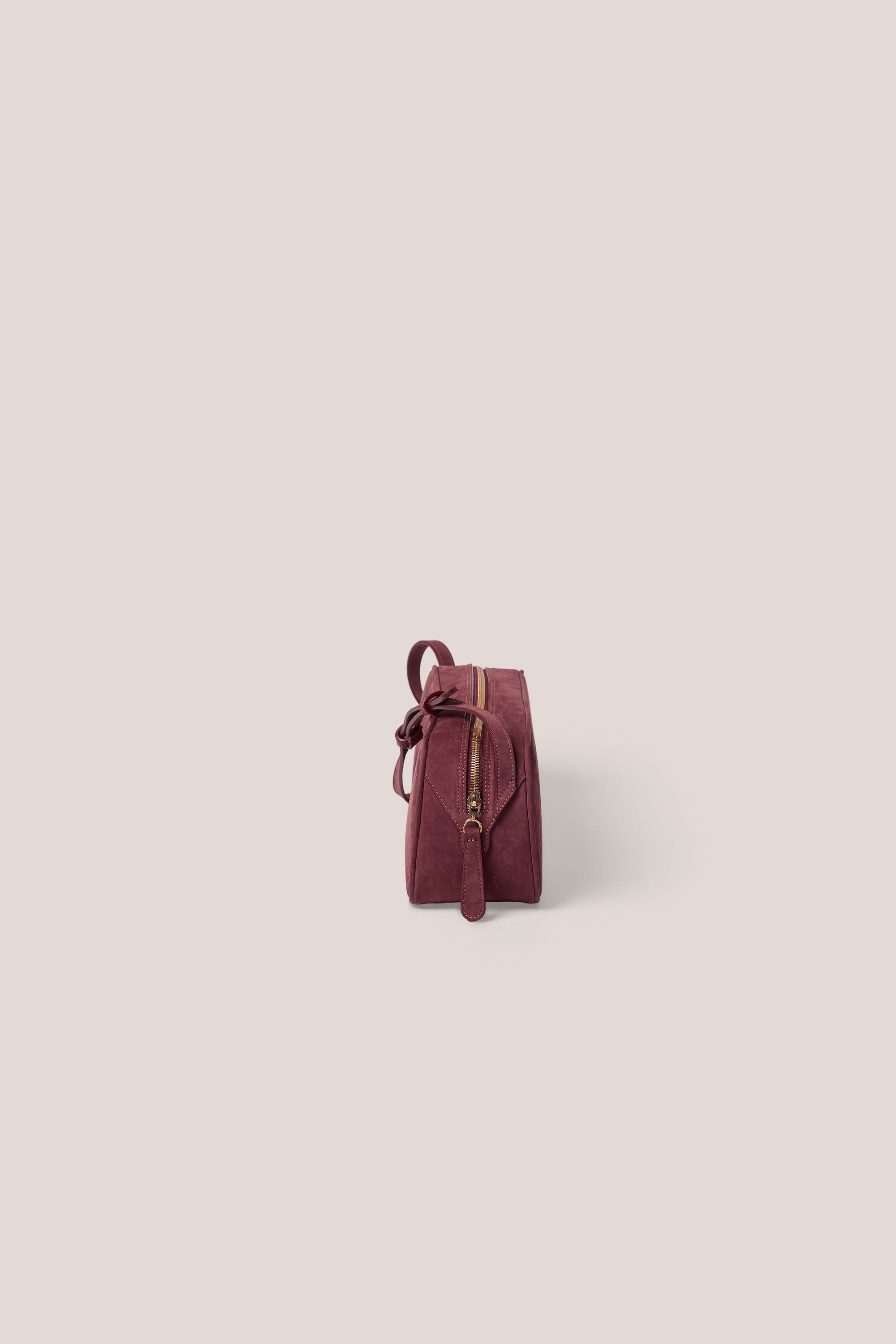 STELLA EAST-WEST BAG NUBUCK