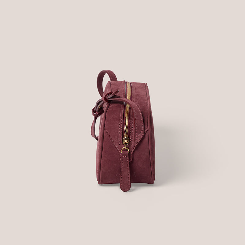 STELLA EAST-WEST BAG NUBUCK