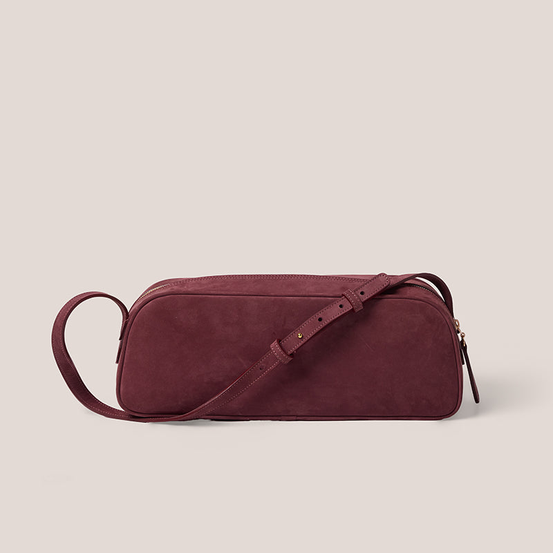 STELLA EAST-WEST BAG NUBUCK