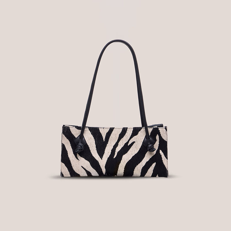 Ter East-West Bag, Zebra