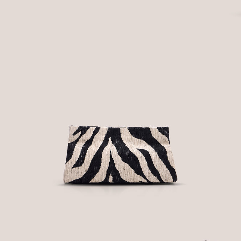 LUNA CLUTCH ZEBRA