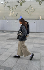 TER EAST-WEST BAG ZEBRA