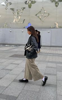 TER EAST-WEST BAG ZEBRA